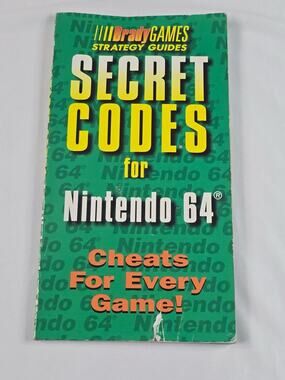 Secret Codes For Nintendo 64 Book 1997